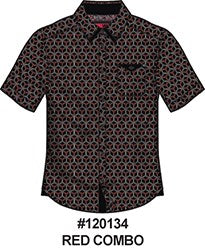 Men's casual short sleeve shirt