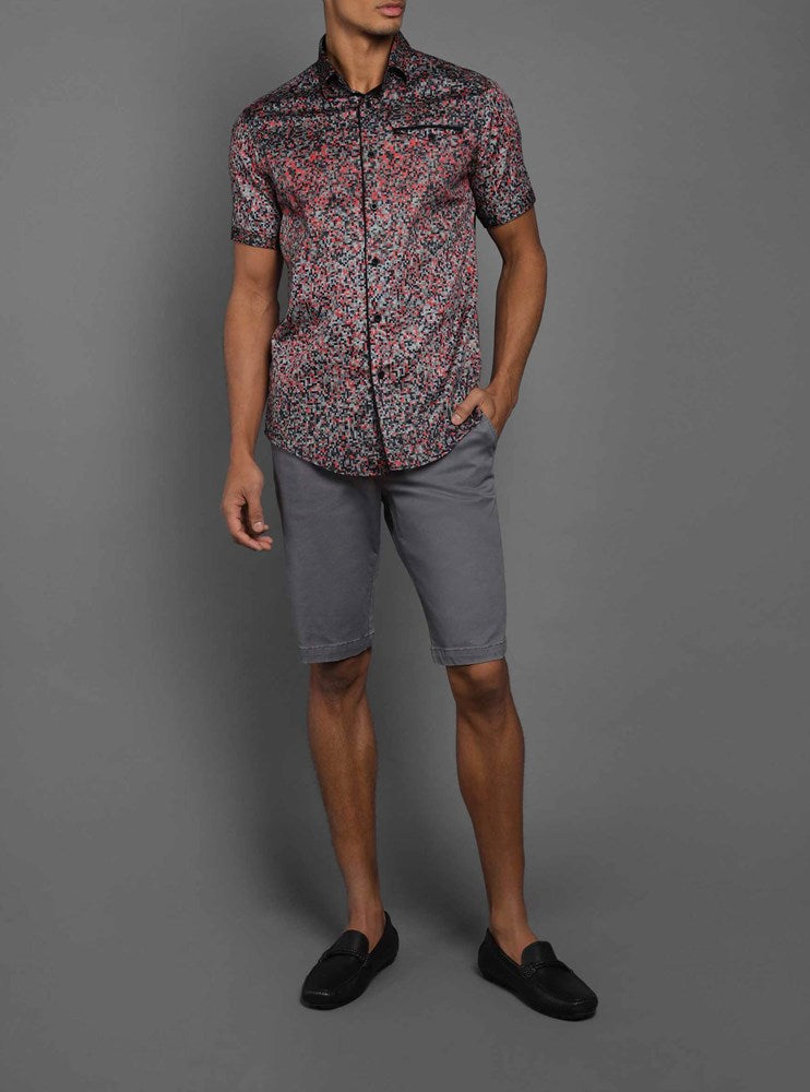 Men's casual short sleeve shirt