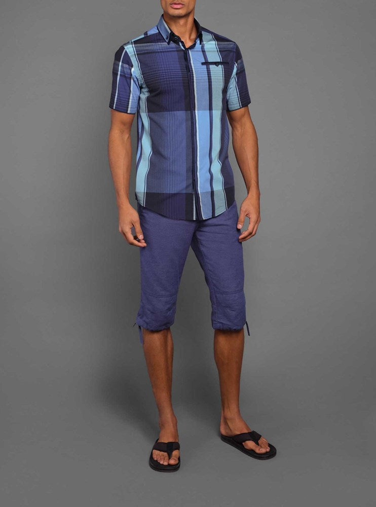 Men's casual short sleeve shirt