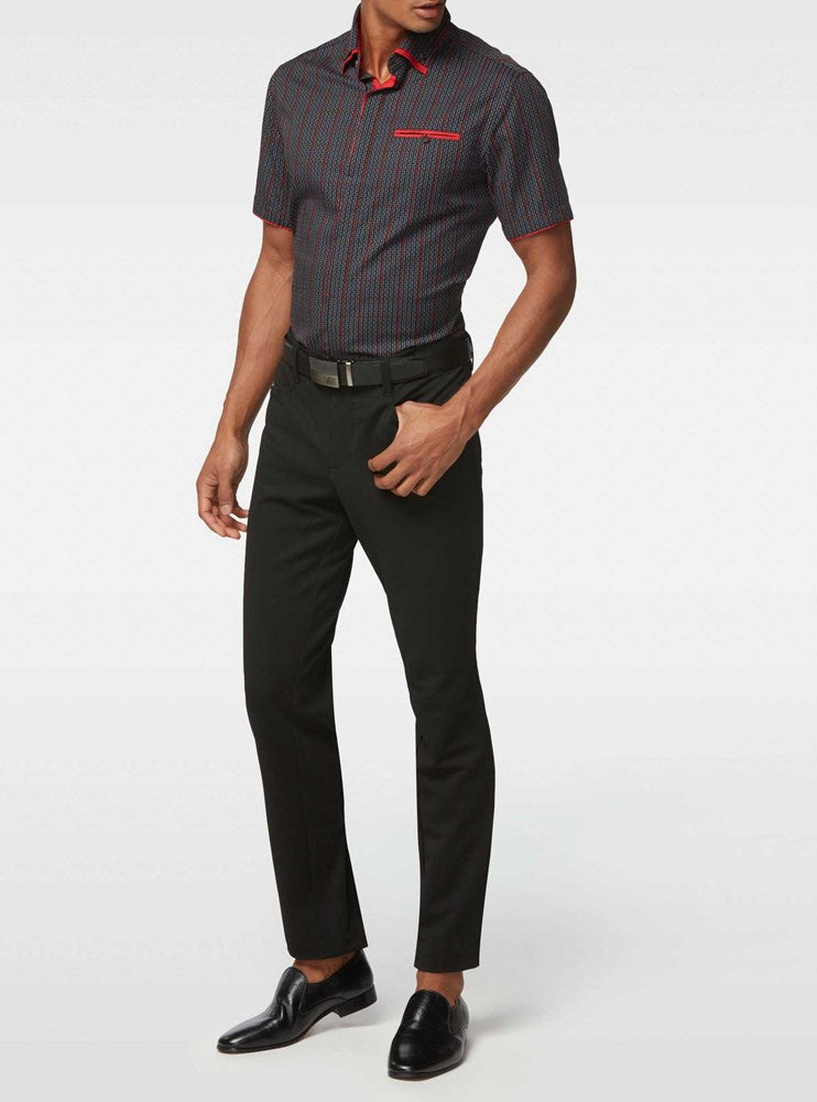 Men's casual short sleeve shirt