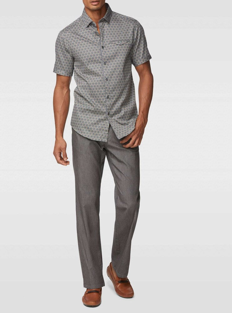 Men's casual short sleeve shirt