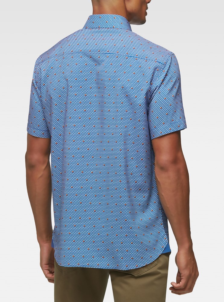 Men's casual short sleeve shirt