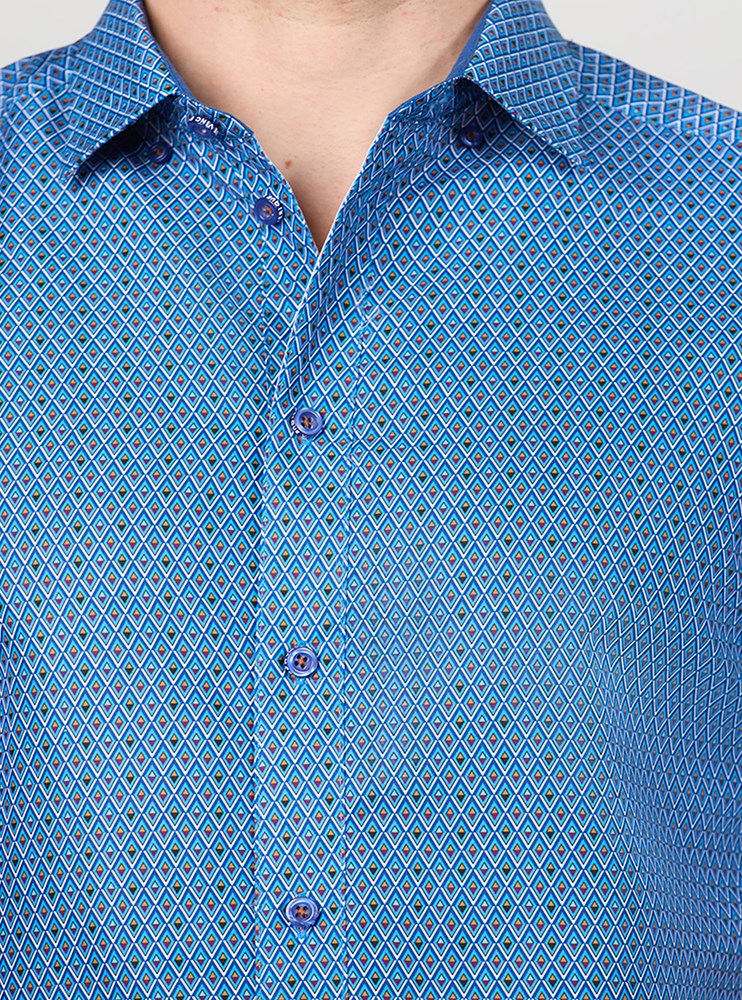 Men's casual short sleeve shirt