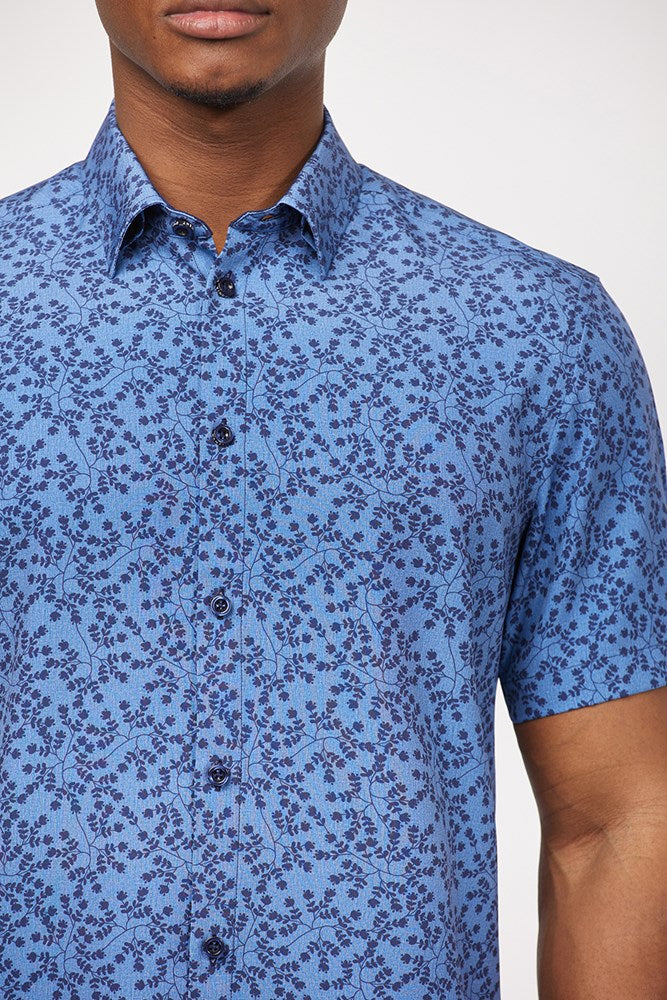 Men's casual short sleeve shirt