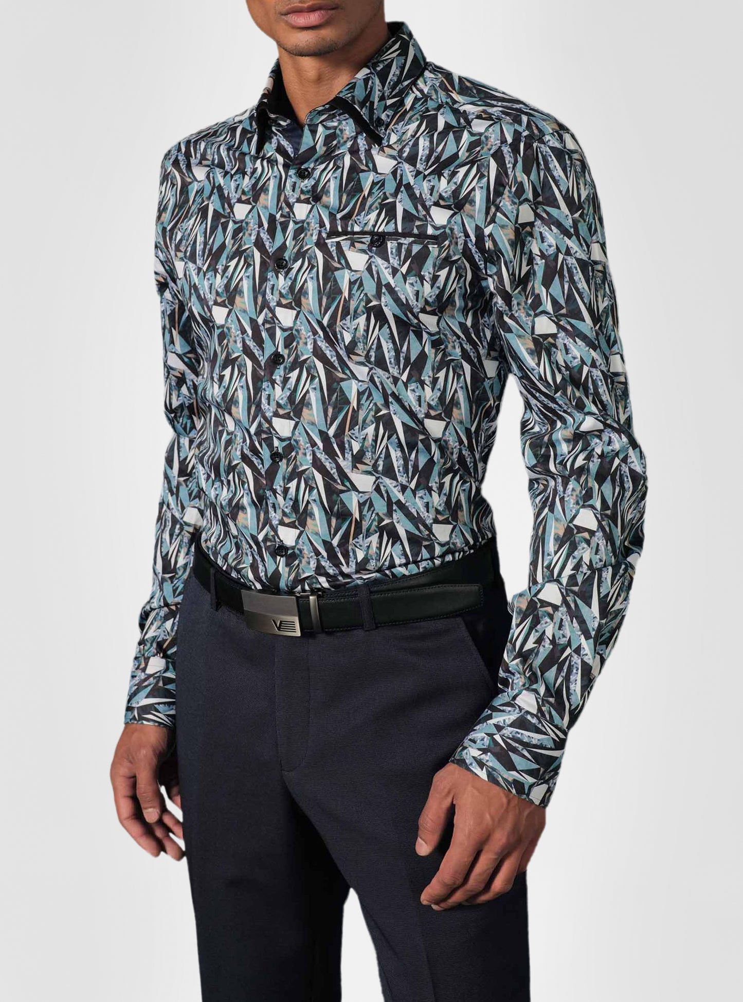 Men's casual long sleeve shirt