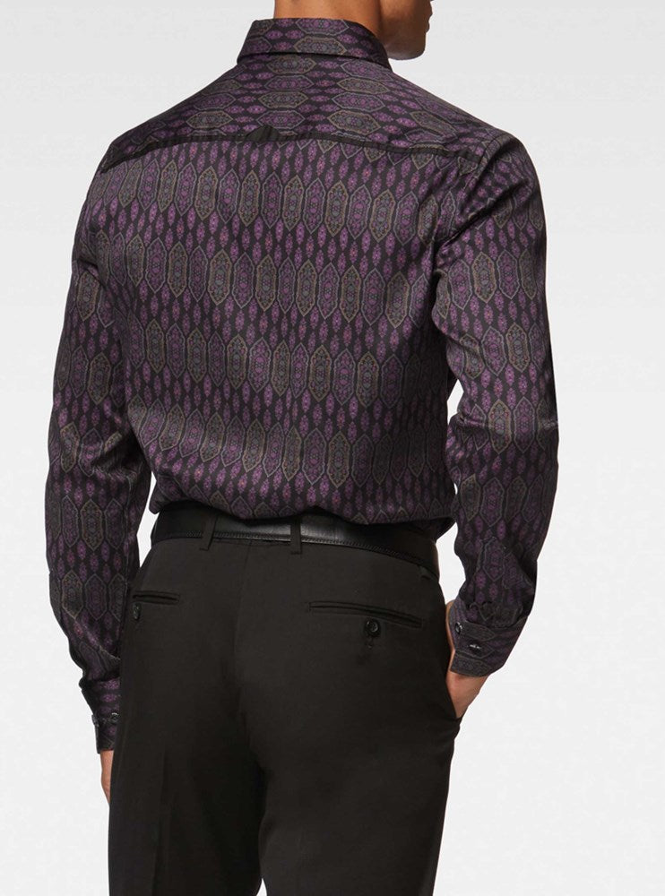 Men's casual long sleeve shirt