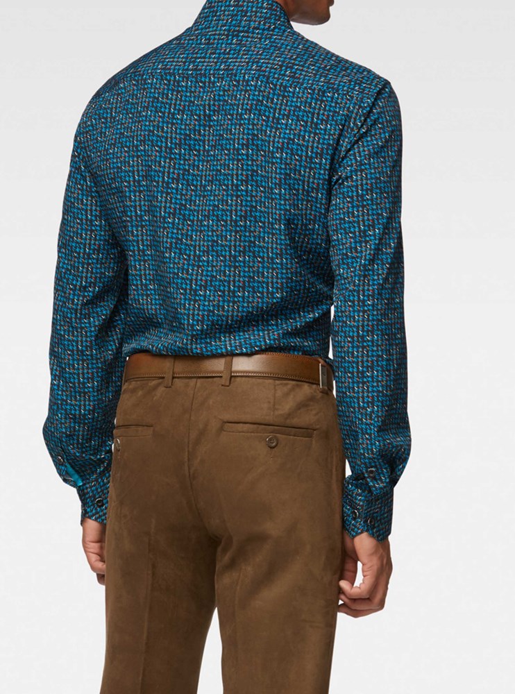 Men's casual long sleeve shirt
