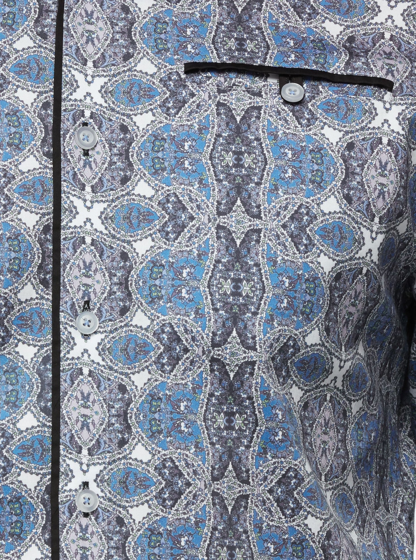 Chemise décontractée à manches longues en stretch pour hommes