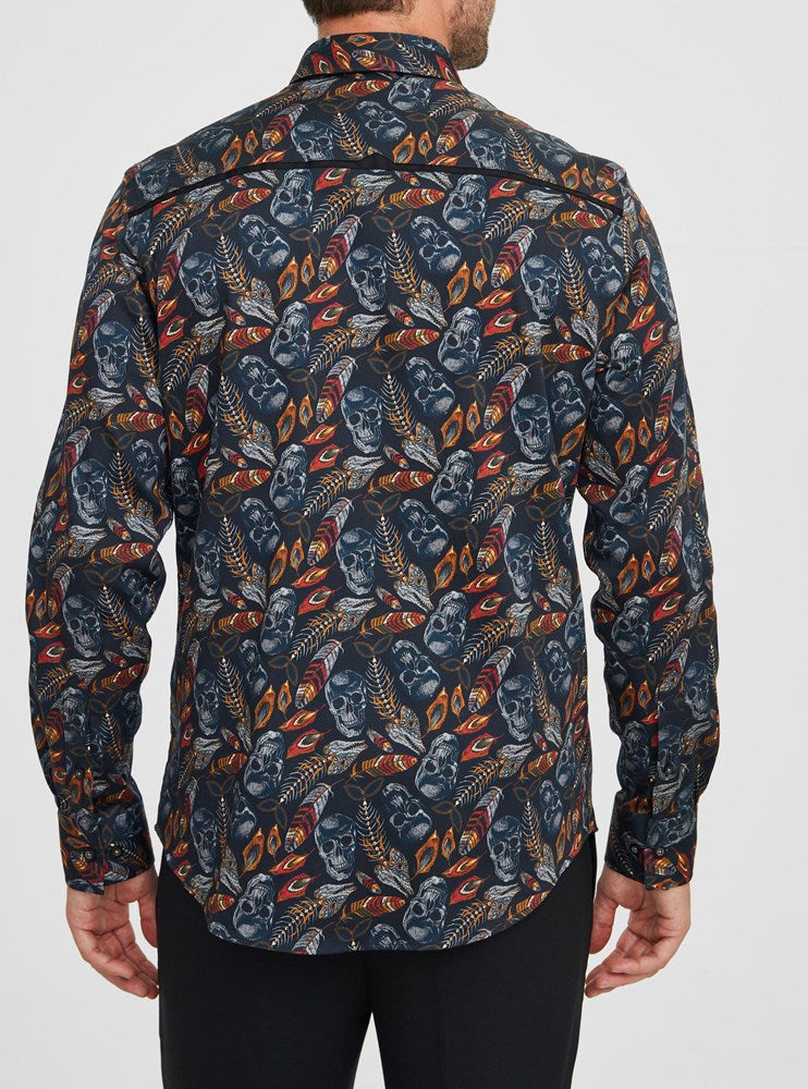 CHEMISE DÉCONTRACTÉE À MANCHES LONGUES POUR HOMMES