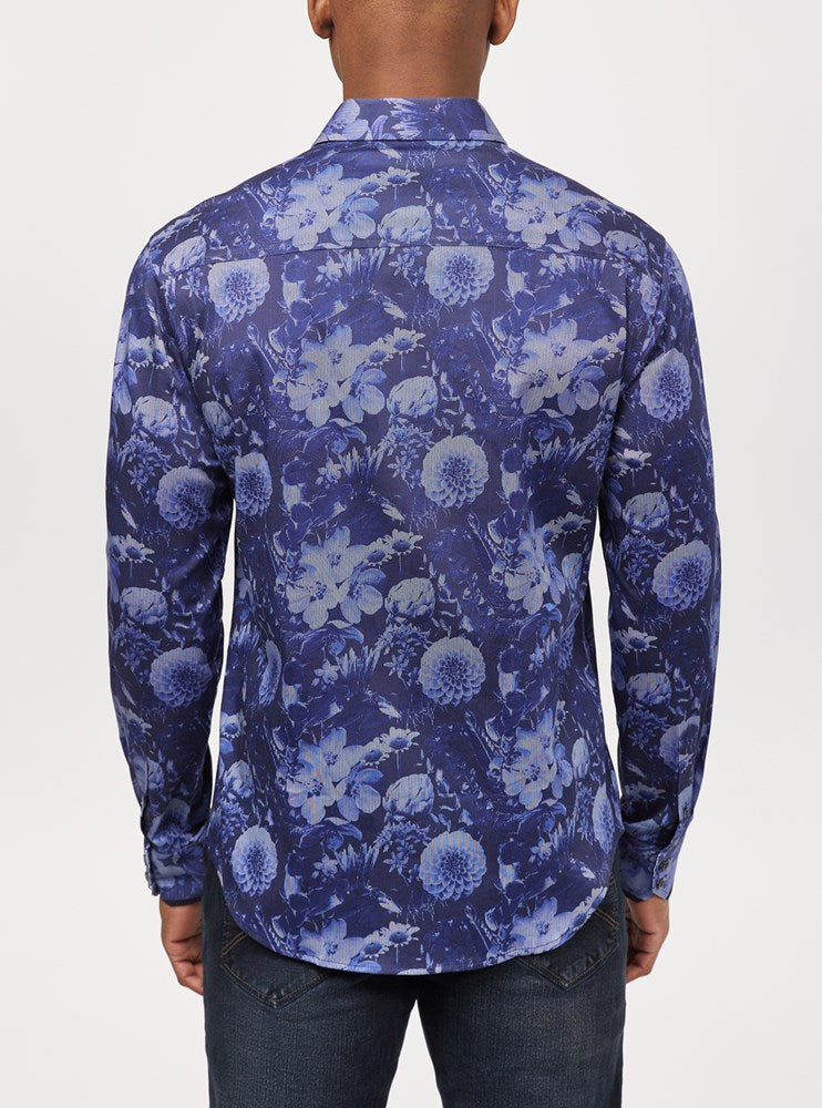 Chemise décontractée à manches longues pour hommes