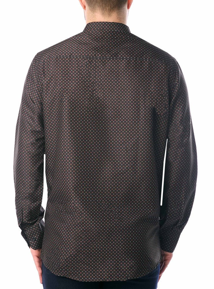 Men's casual long sleeve shirt