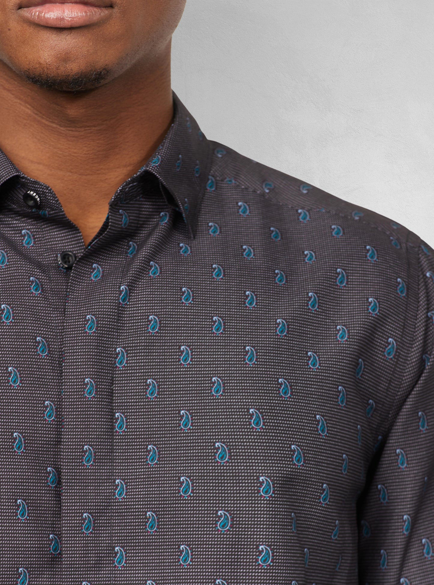 Chemise décontractée à manches longues pour hommes