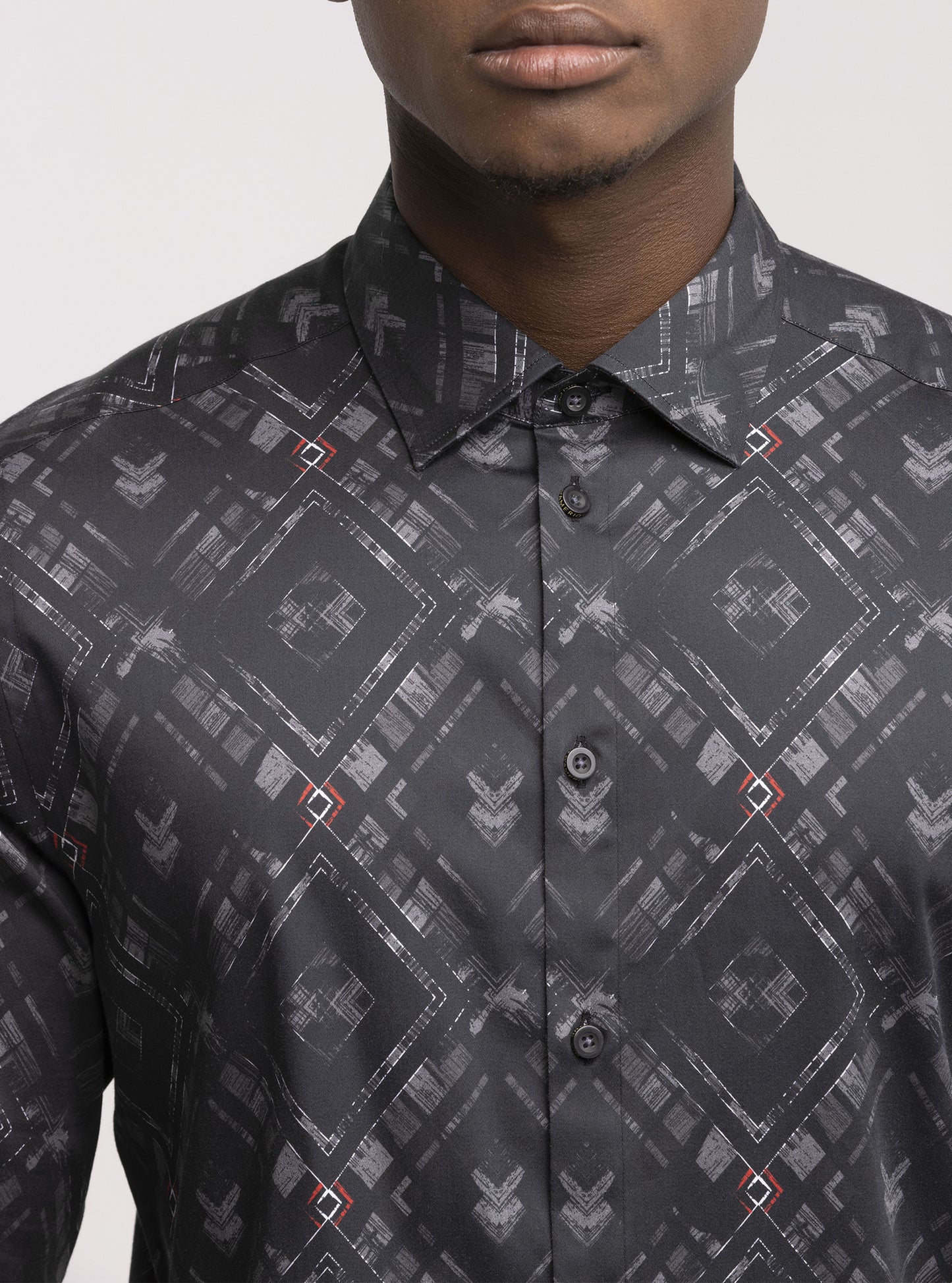 Men's casual long sleeve stretch shirt