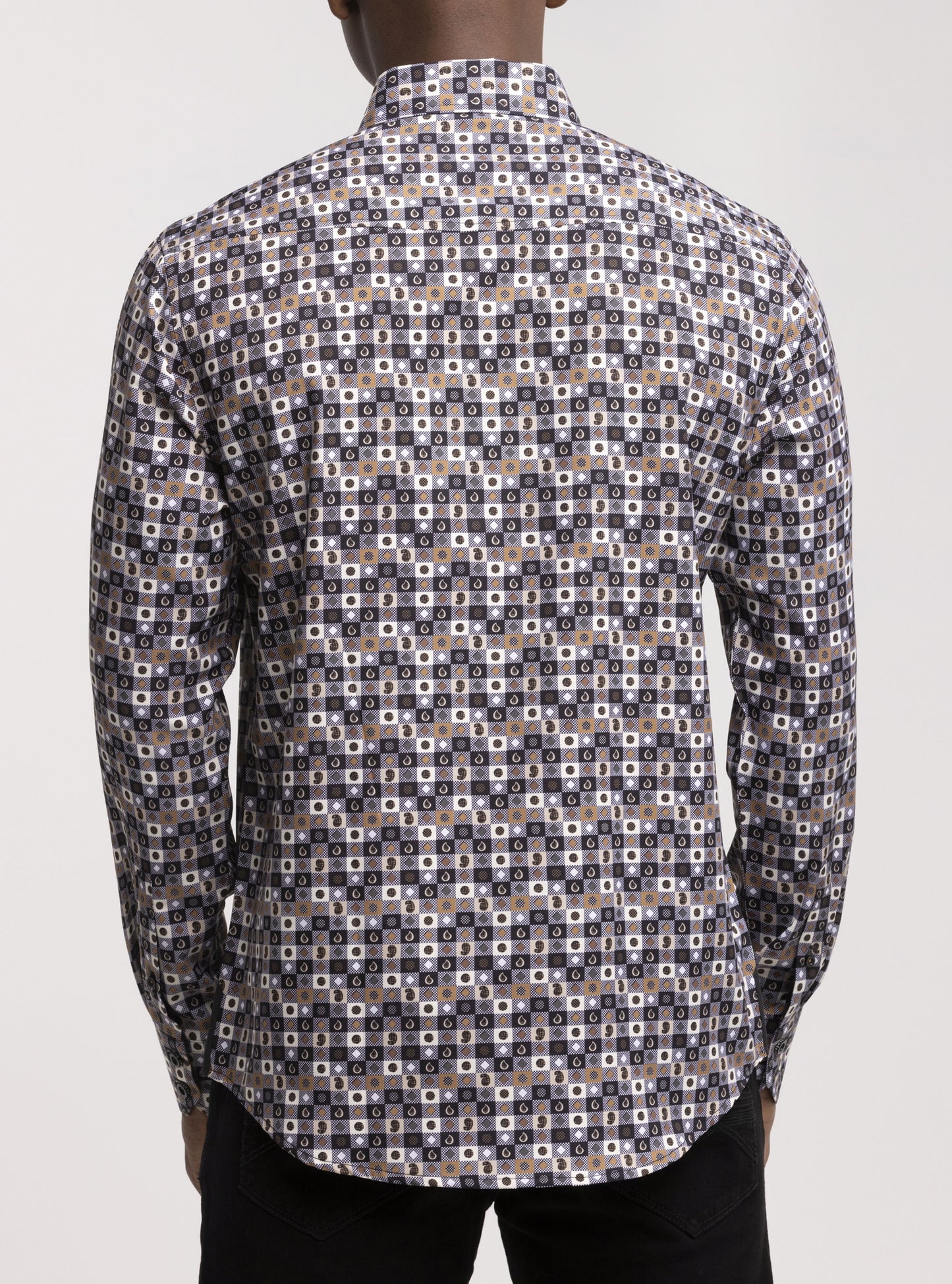 Men's casual long sleeve shirt