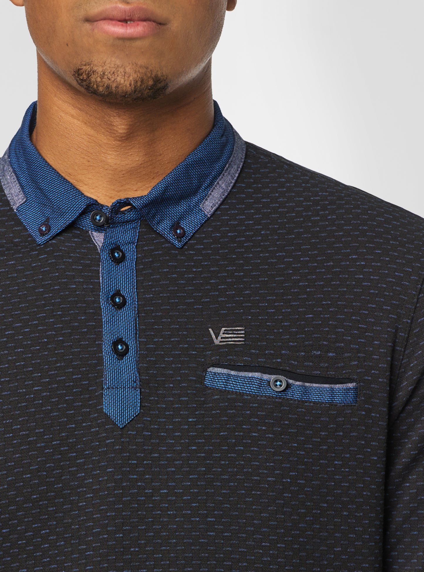 POLO À MANCHES LONGUES POUR HOMMES