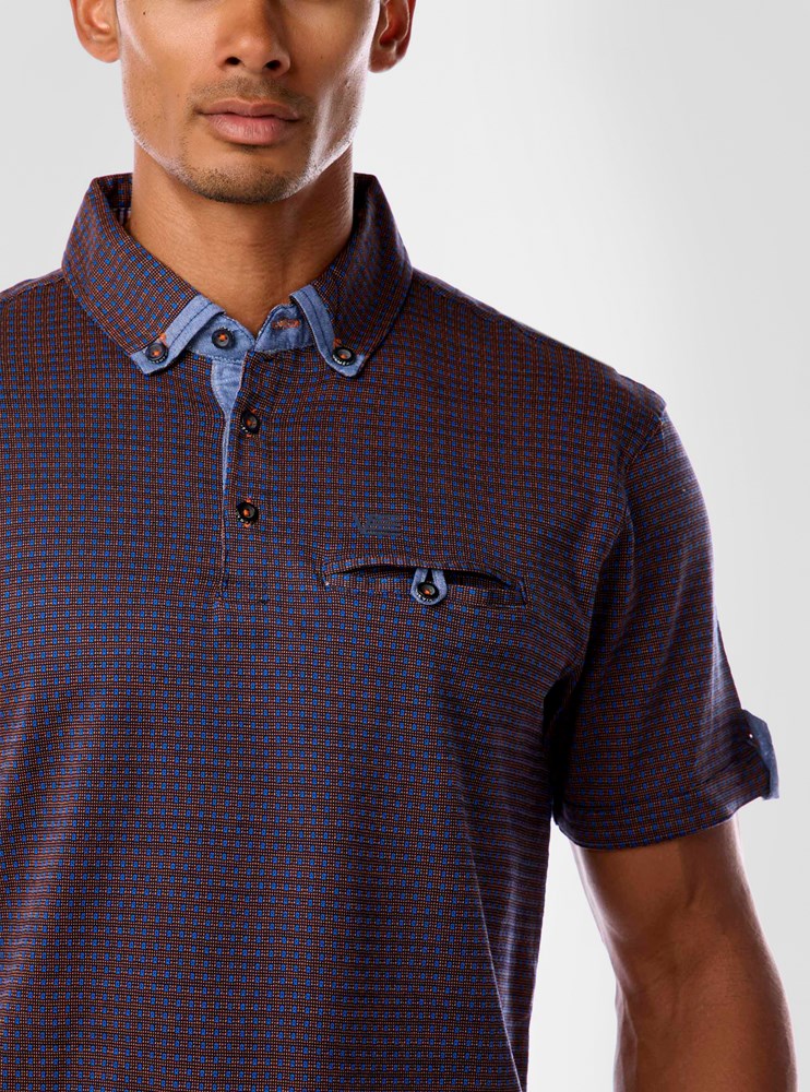 Men's short sleeve polo