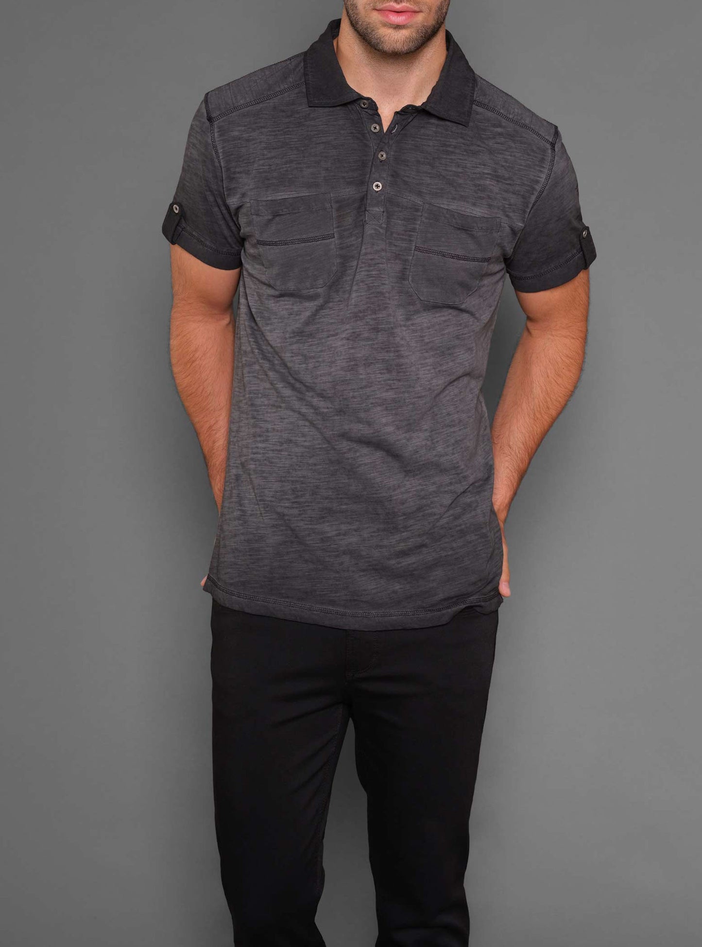 Men's short sleeve polo