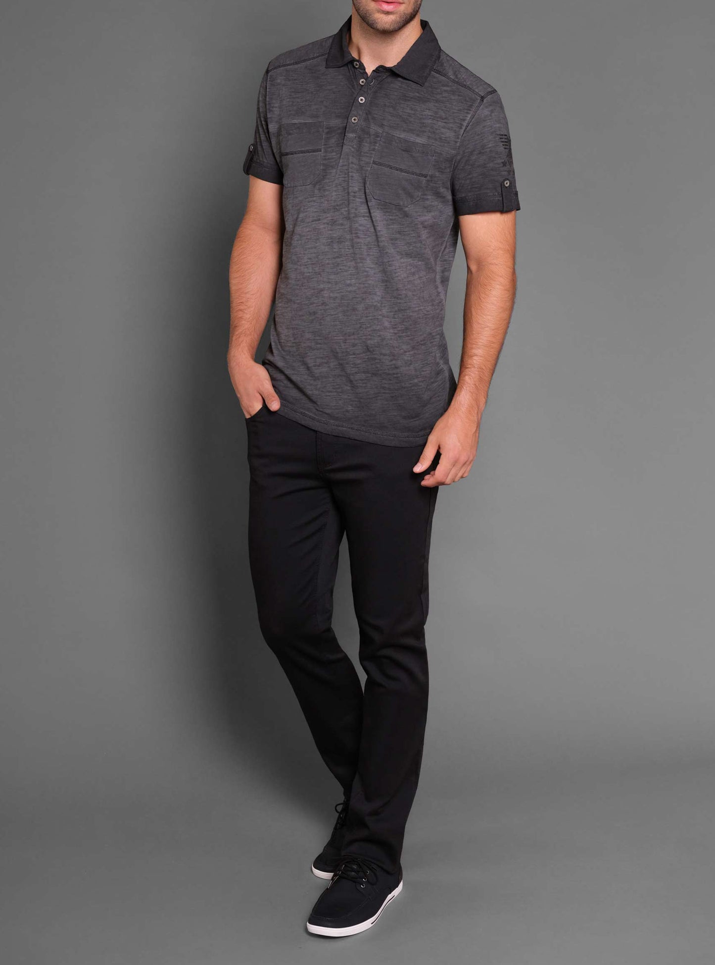 Men's short sleeve polo