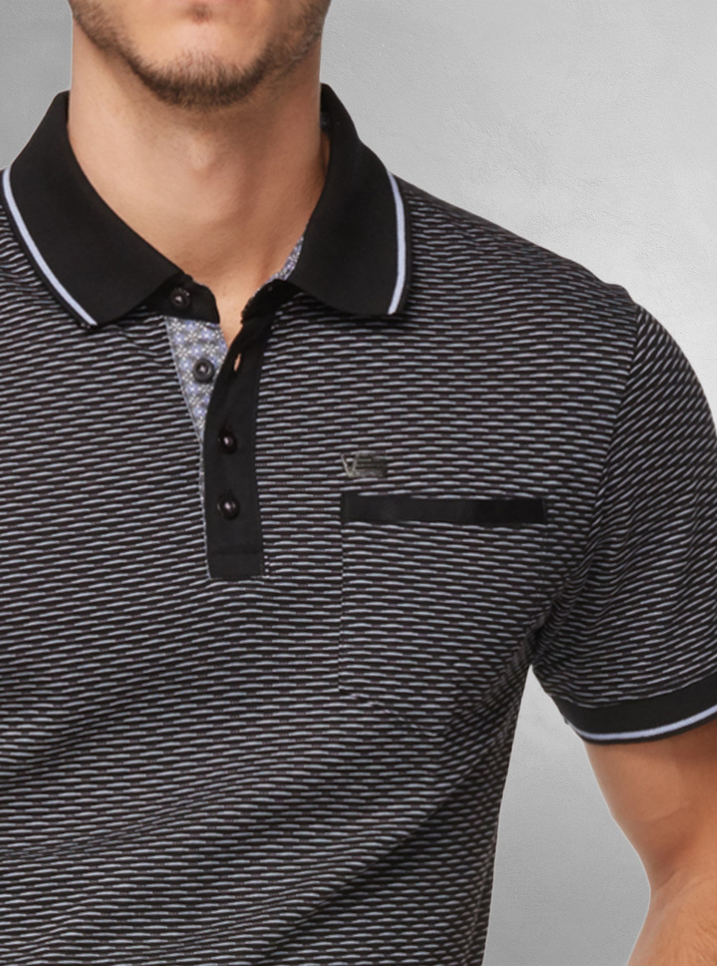 Men's short sleeve polo