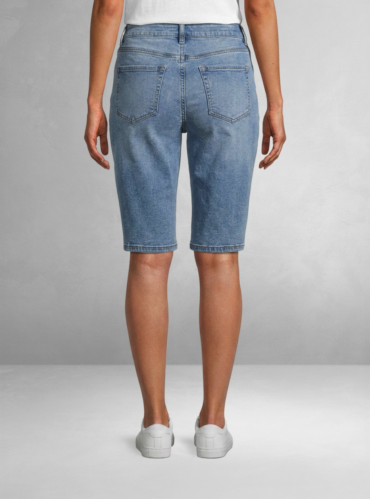 Women's denim bermuda