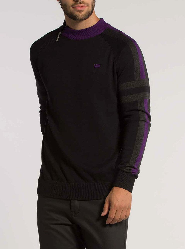 Men's mock zip sweater