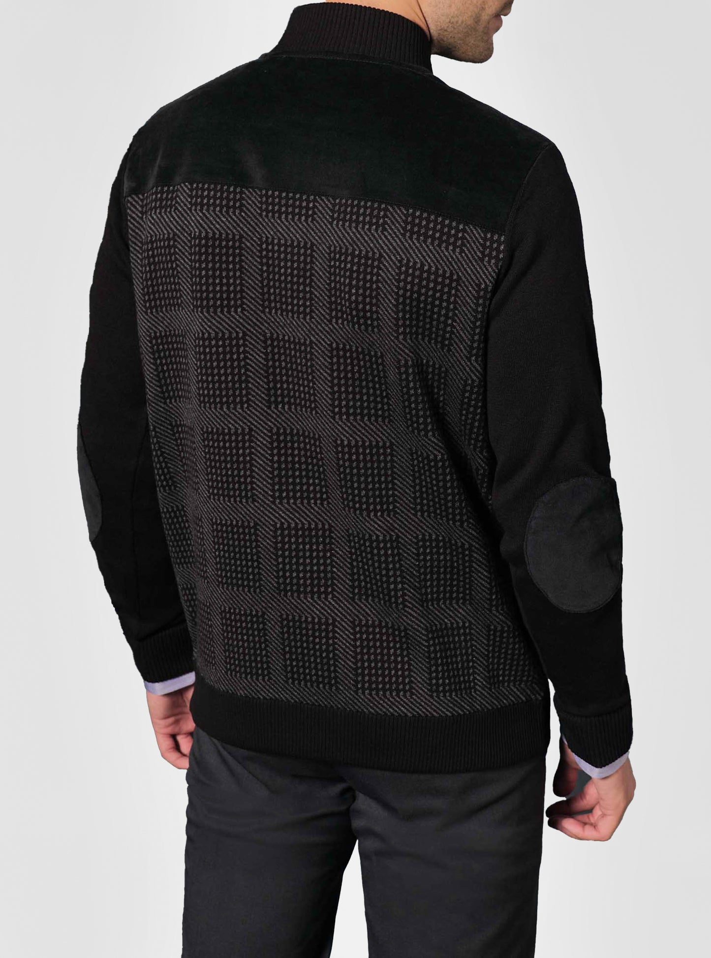 Men's mock zip sweater