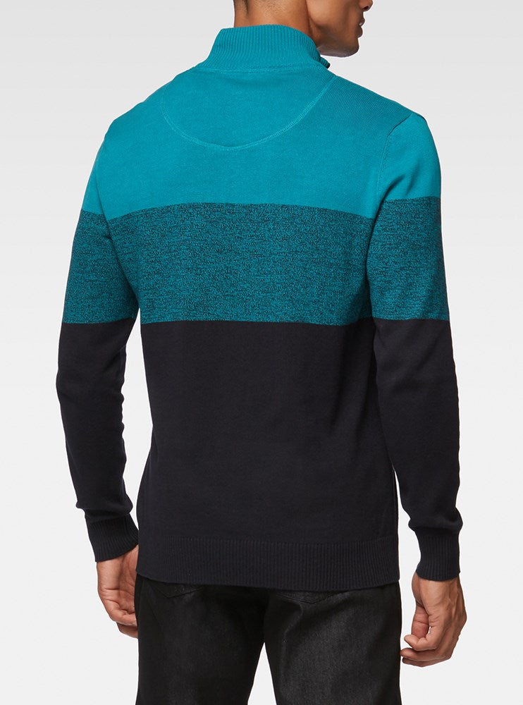 Men's mock zip sweater