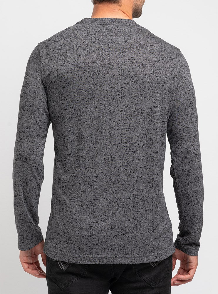 Men's crew neck long sleeve t-shirt