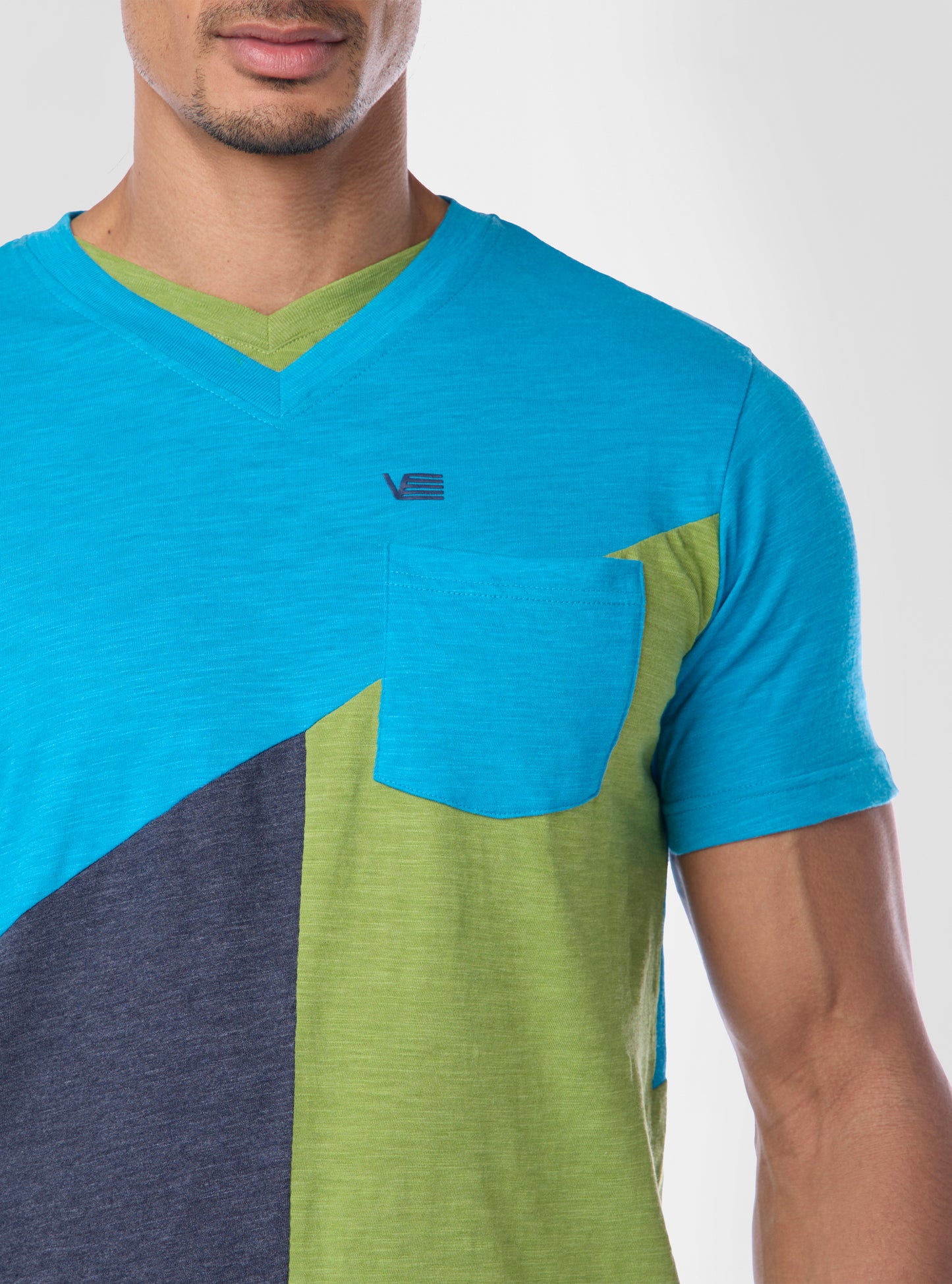 Men's v neck short sleeve t-shirt