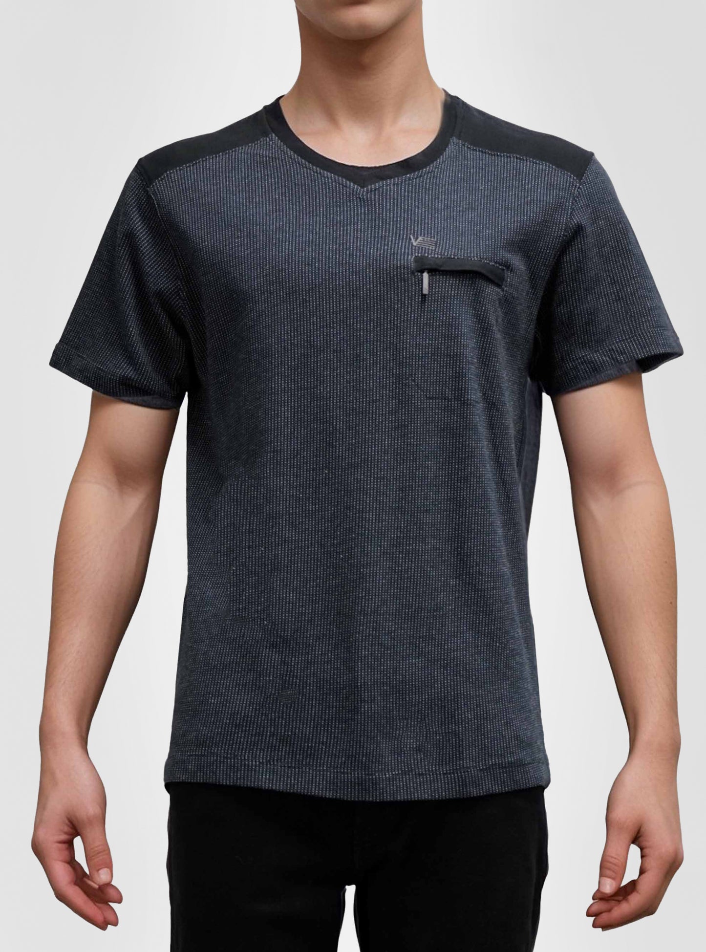 Men's v neck short sleeve t-shirt