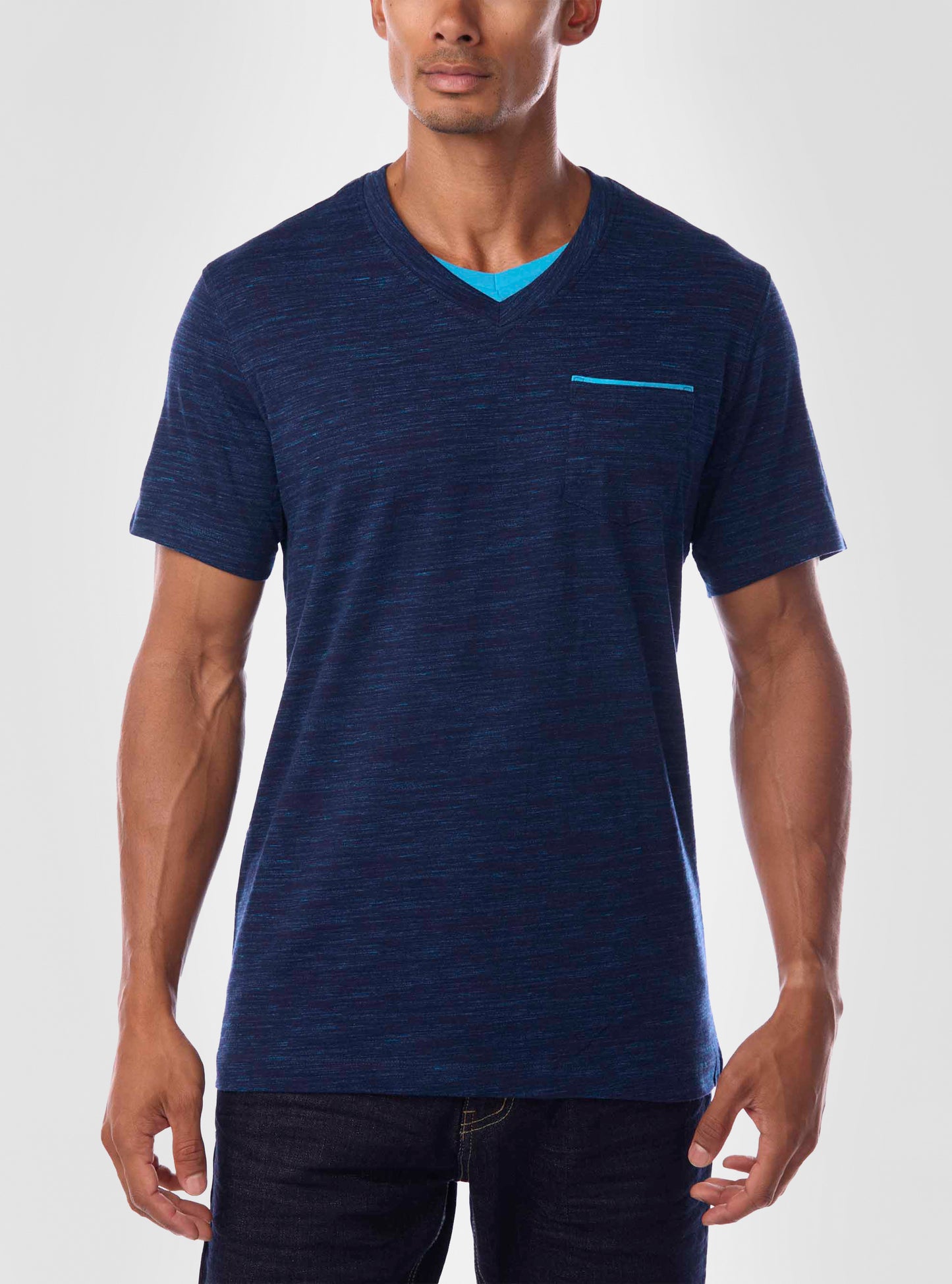 Men's v neck short sleeve t-shirt