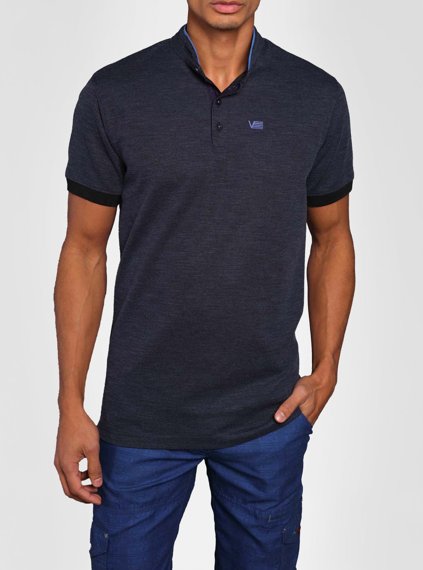 Men's henley short sleeve t-shirt