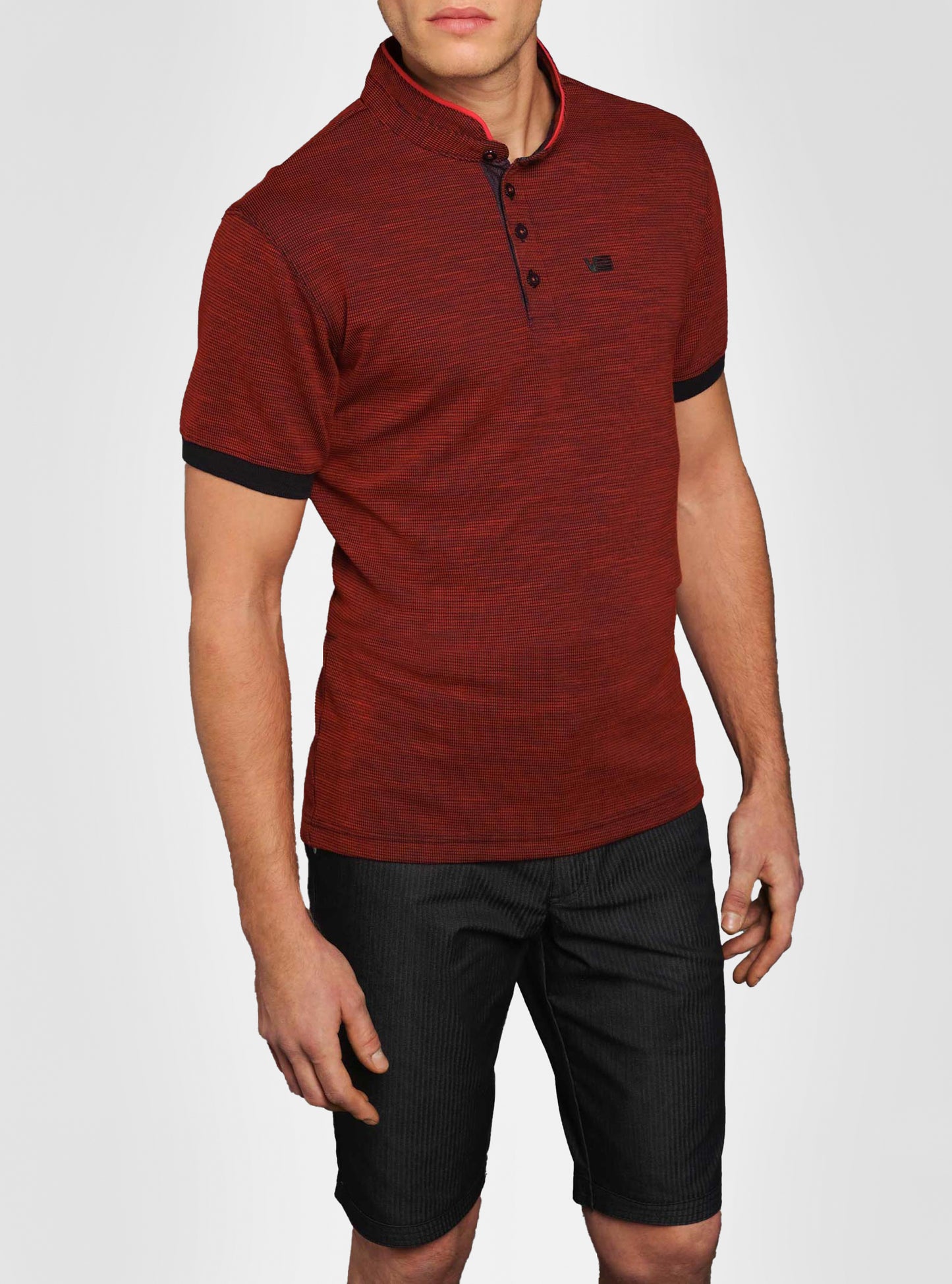 Men's henley short sleeve t-shirt