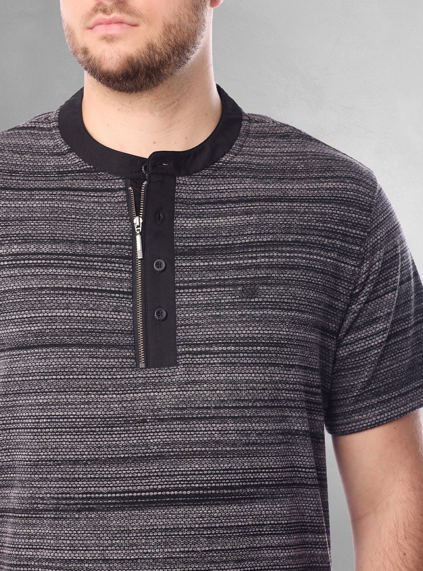 Men's henley short sleeve t-shirt