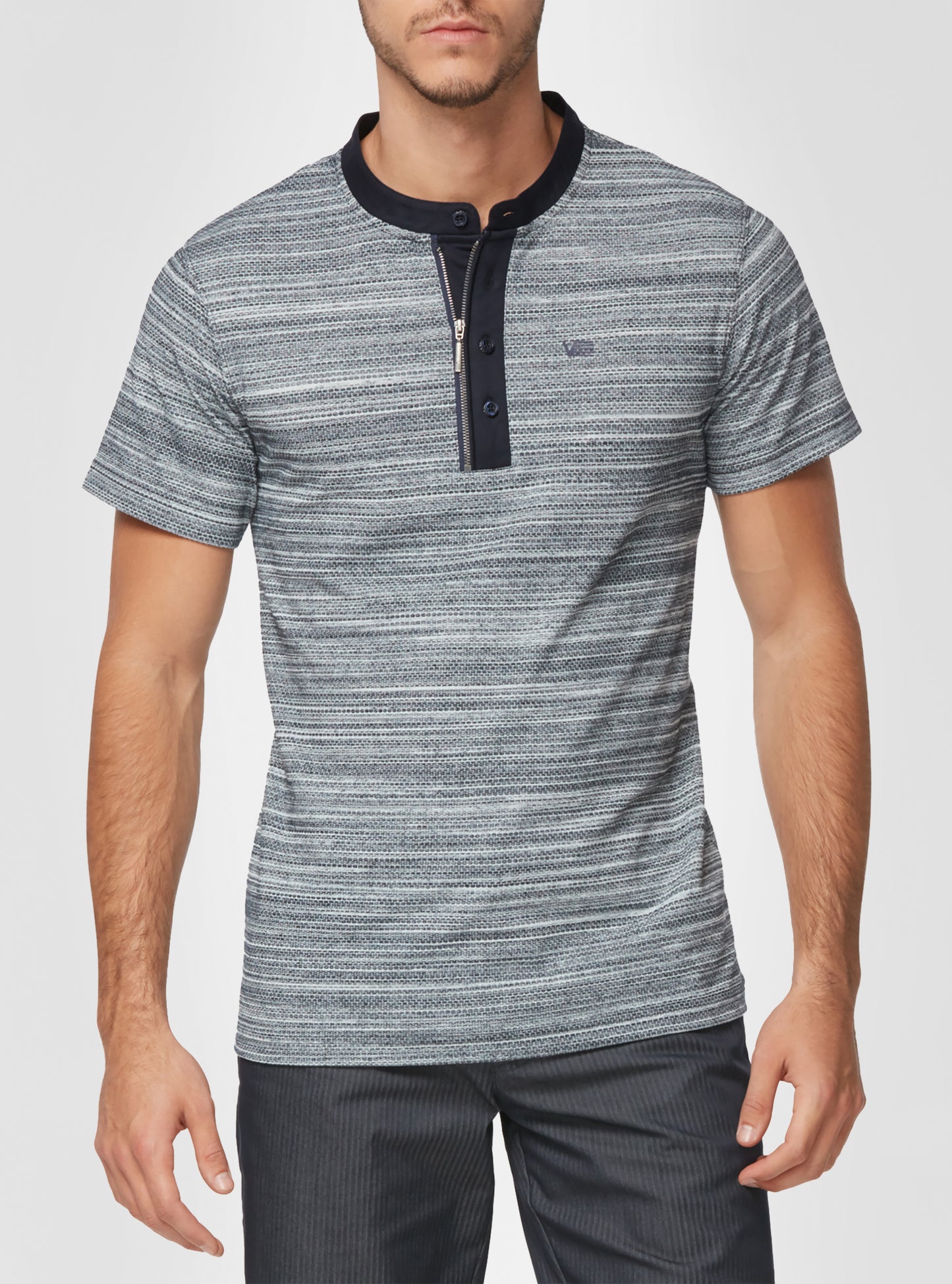 Men's henley short sleeve t-shirt