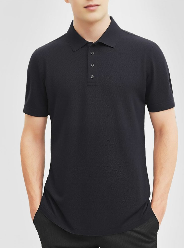 Men's short sleeve polo t-shirt