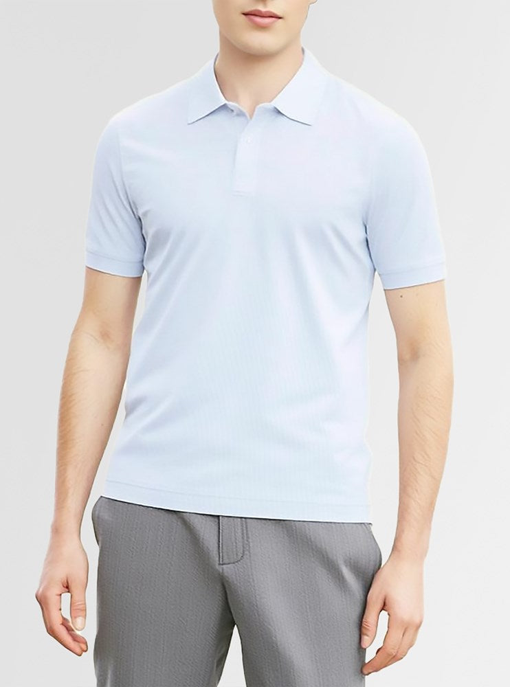 Men's short sleeve polo t-shirt