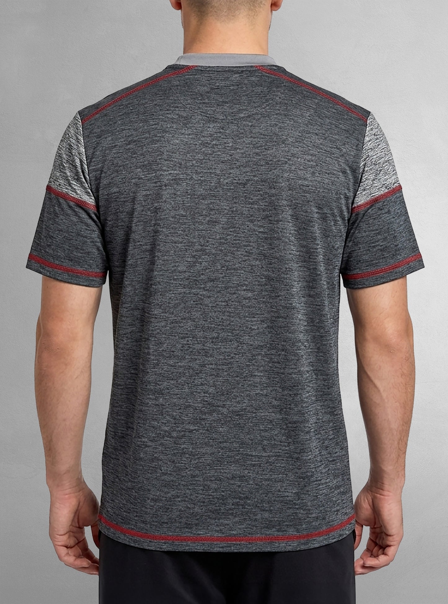 T-shirt henley pour hommes