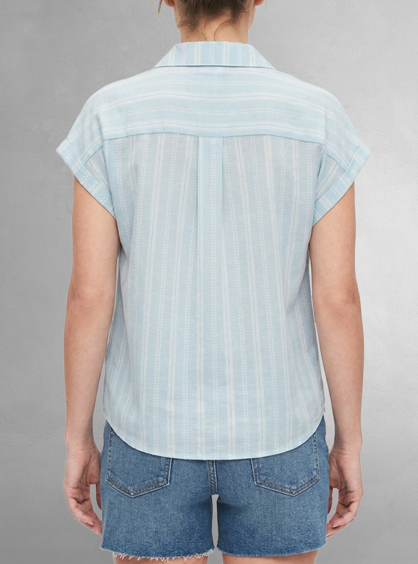 Chemise décontractée à manches courtes pour femmes