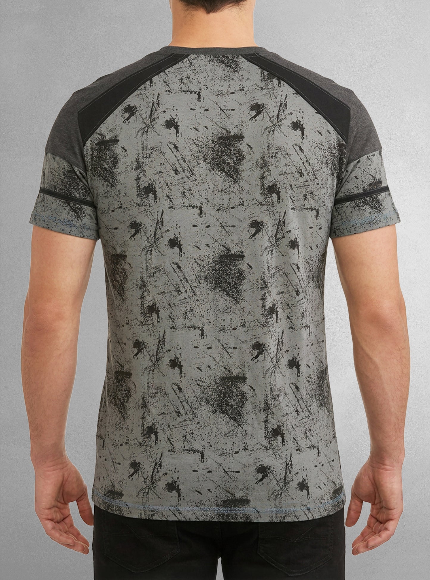 T-shirt henley pour hommes