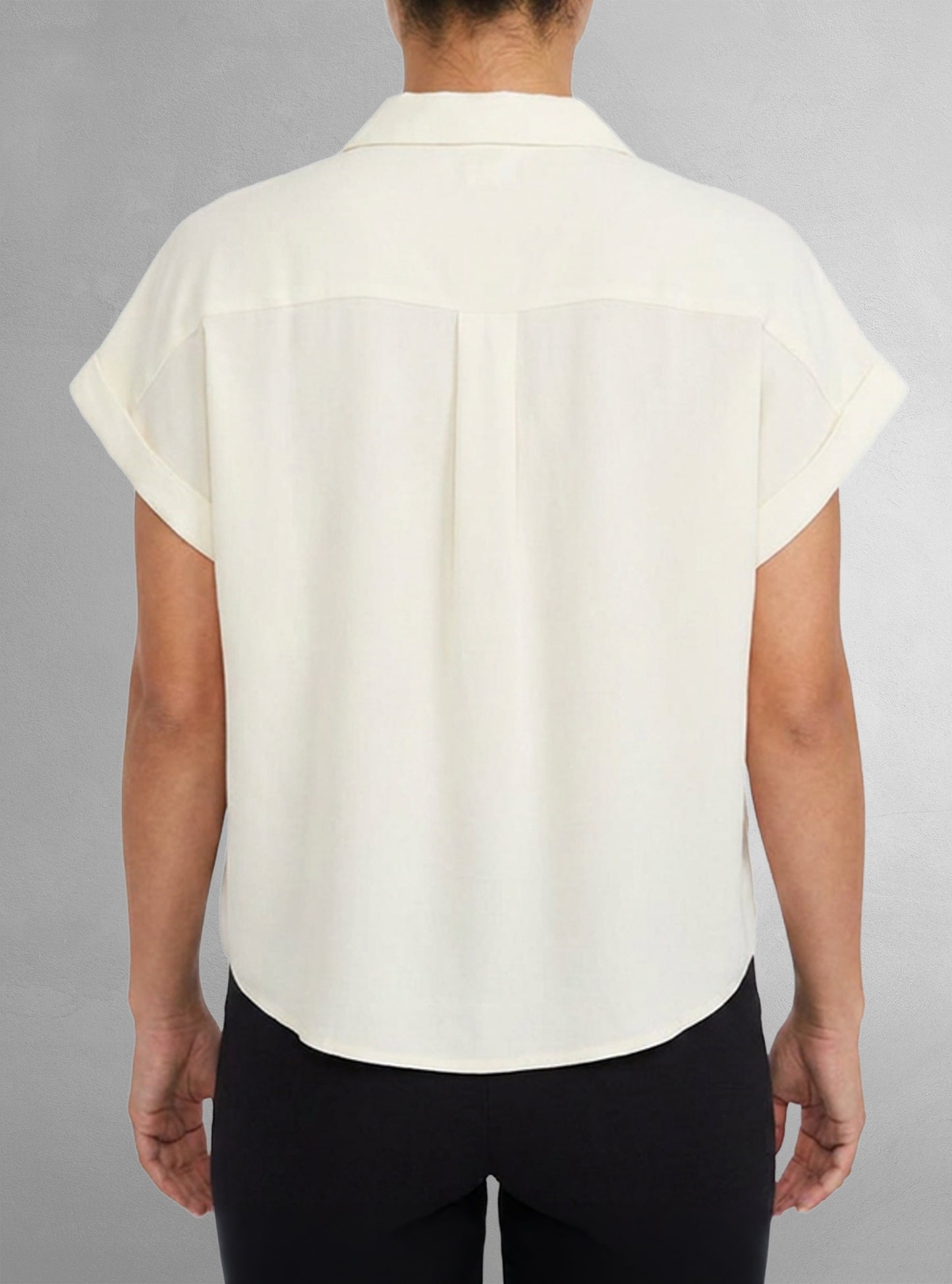 Chemise décontractée à manches courtes pour femmes