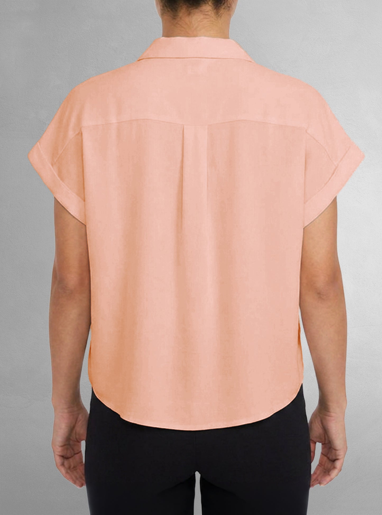 Chemise décontractée à manches courtes pour femmes