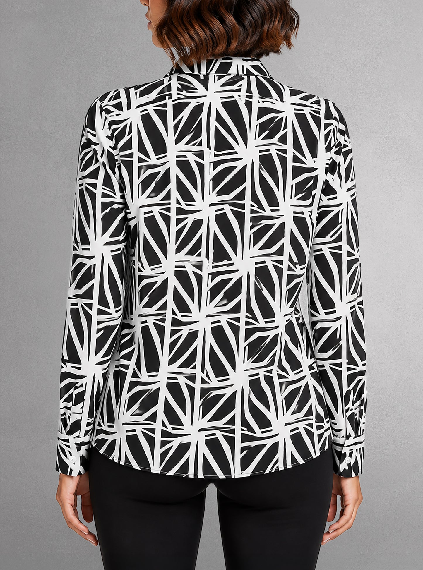 Chemise à manches longues pour femme