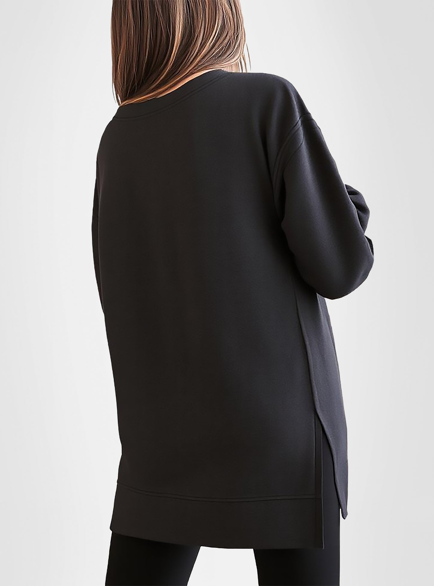 Oversized Black Sweatshirt – Effortless Comfort & Style