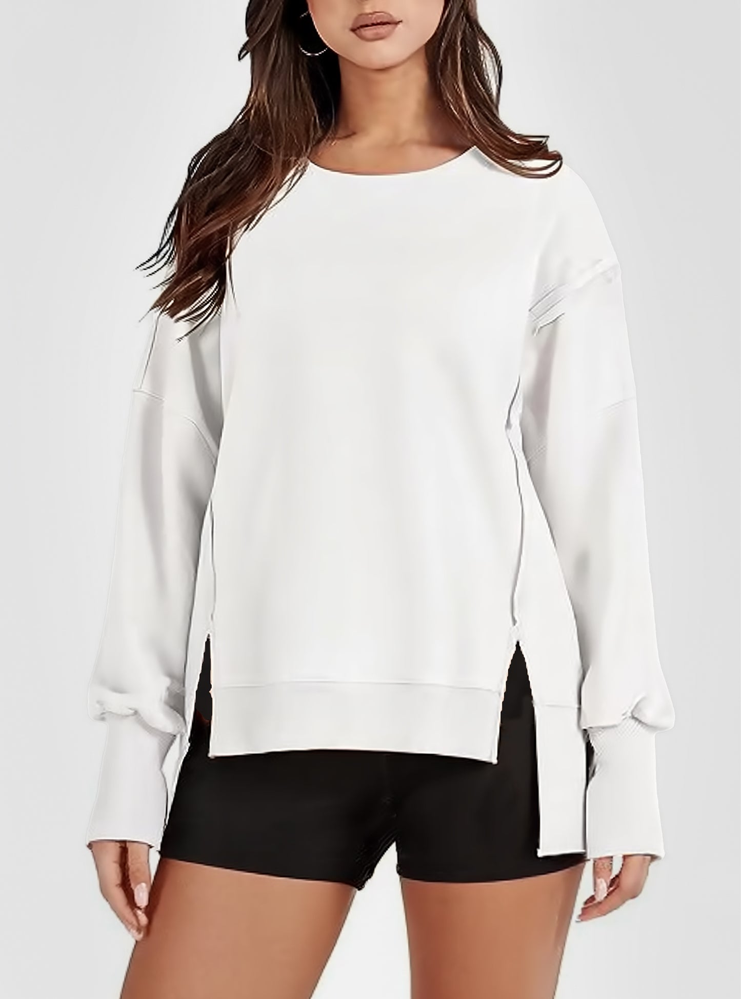 Oversized Black Sweatshirt – Effortless Comfort & Style