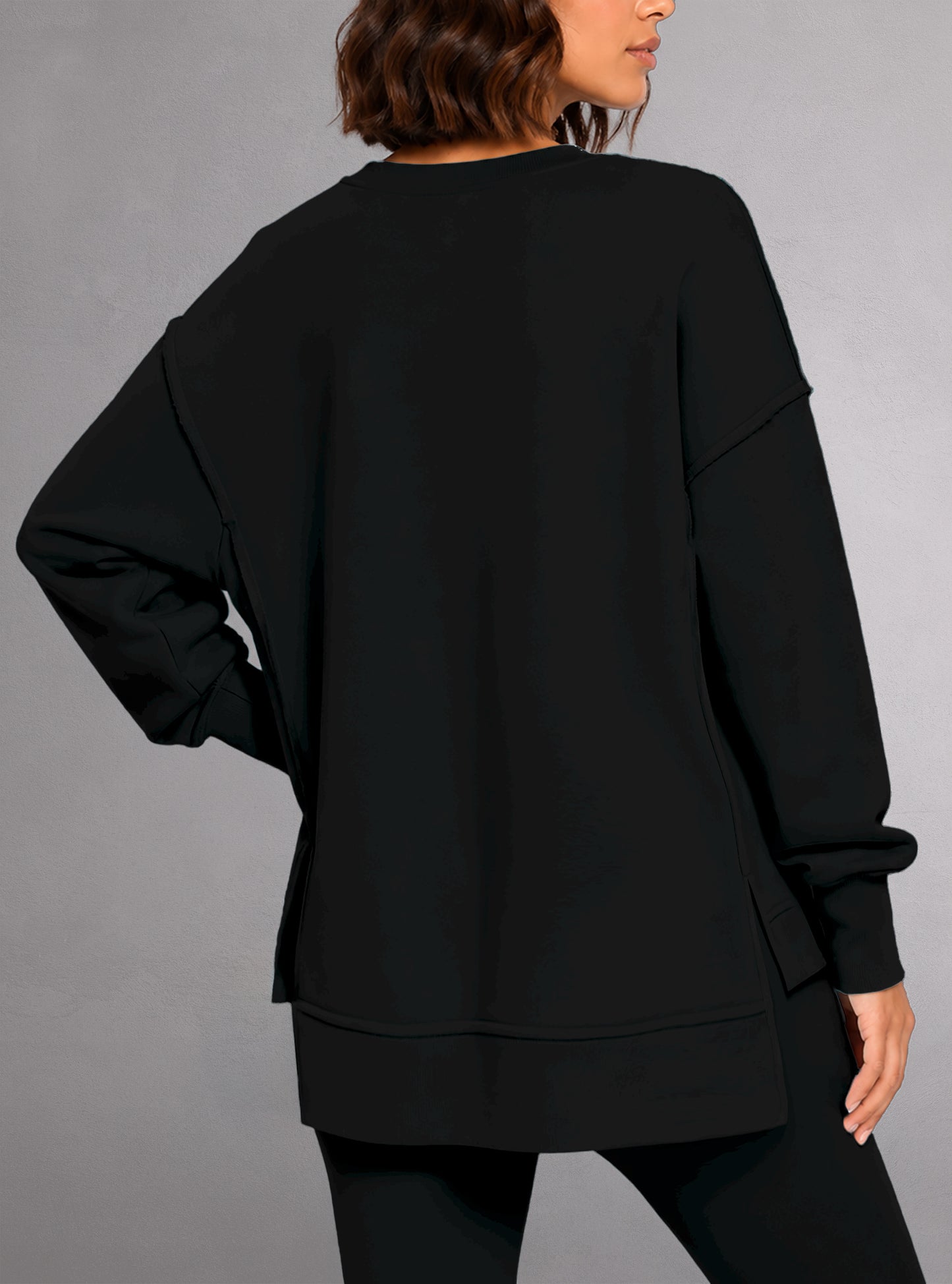 Oversized Black Sweatshirt – Effortless Comfort & Style