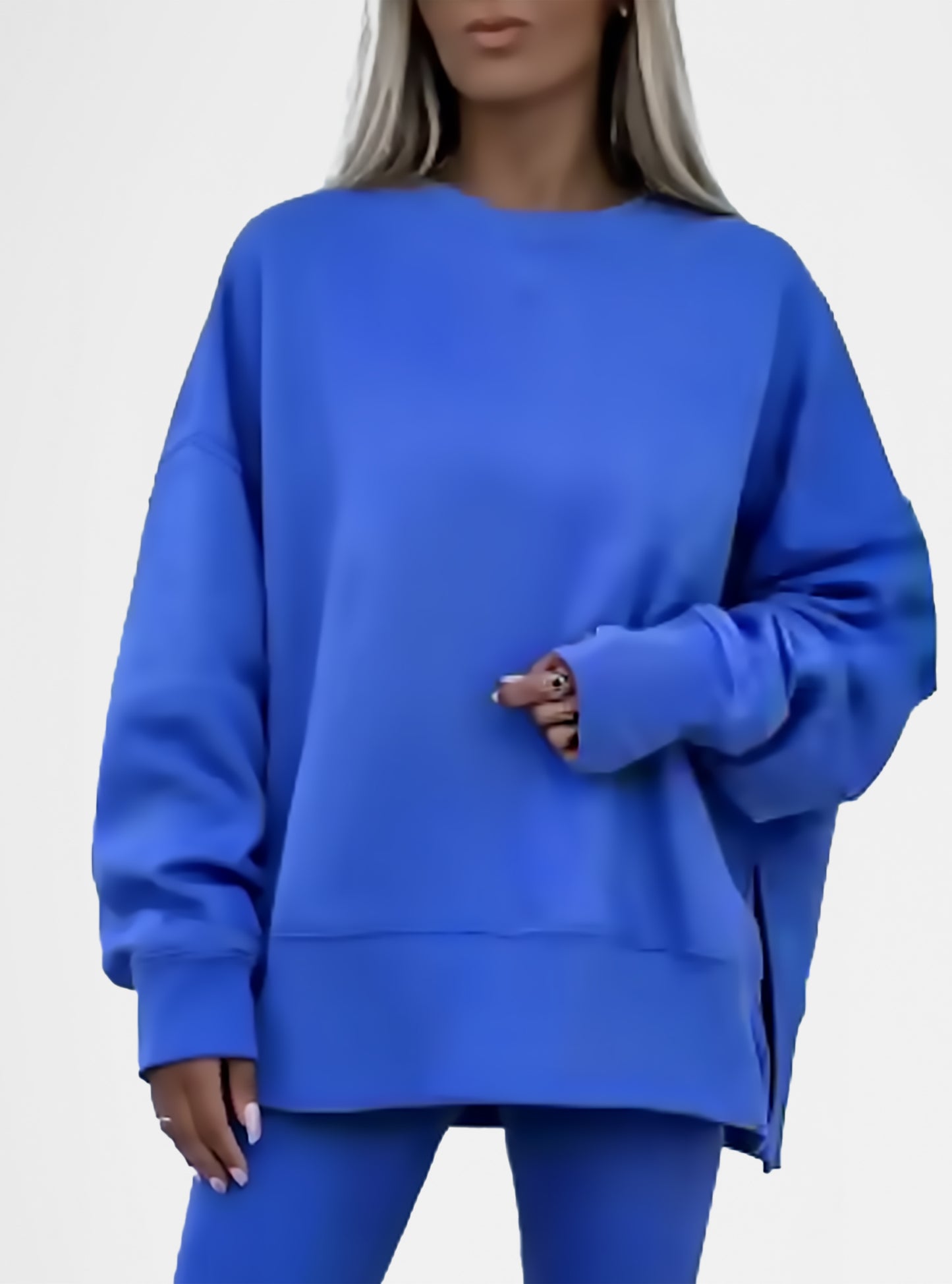 Oversized Beige Sweatshirt – Cozy & Versatile