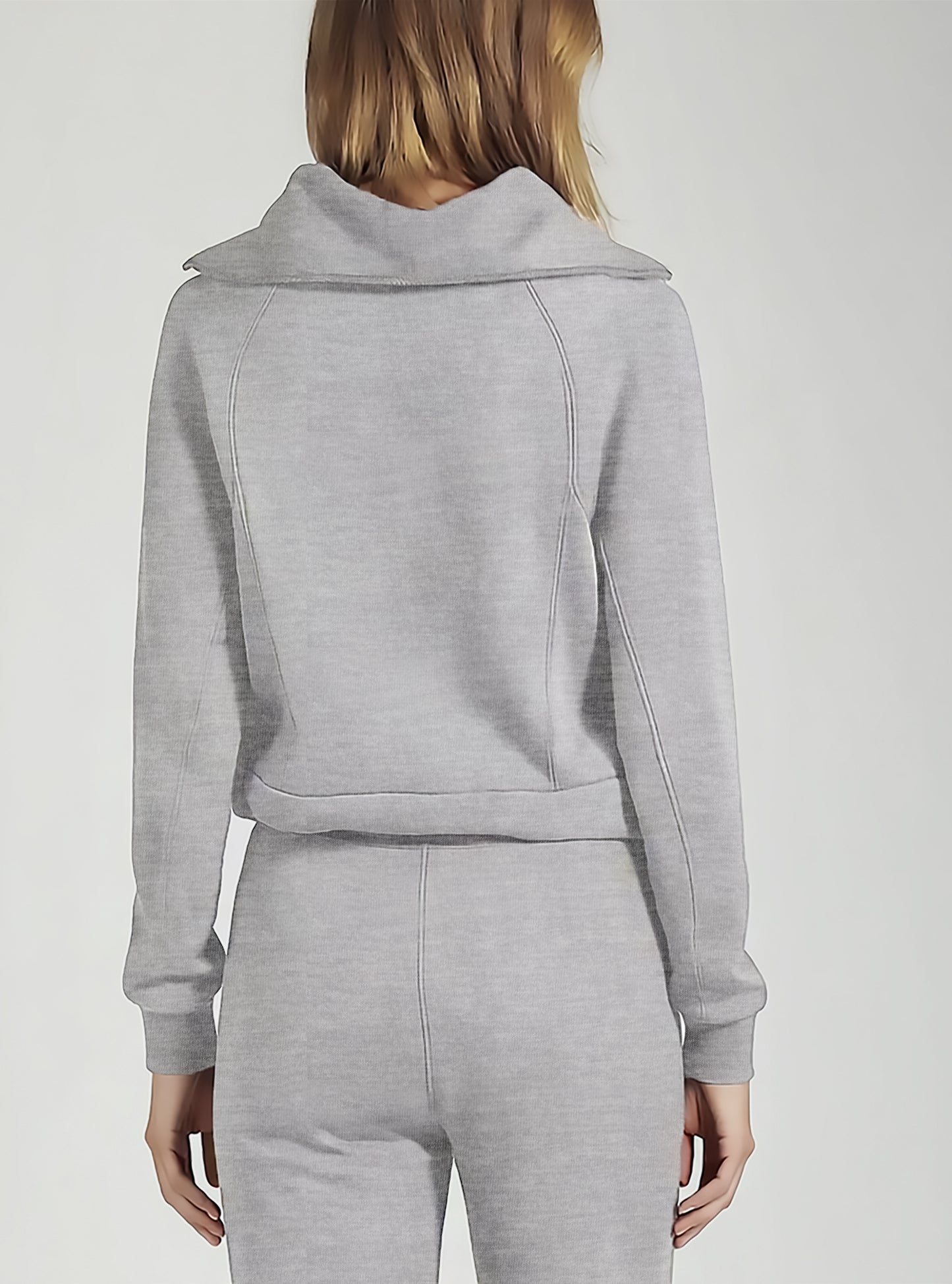 Women’s Half-Zip Sweatshirt – Casual & Chic