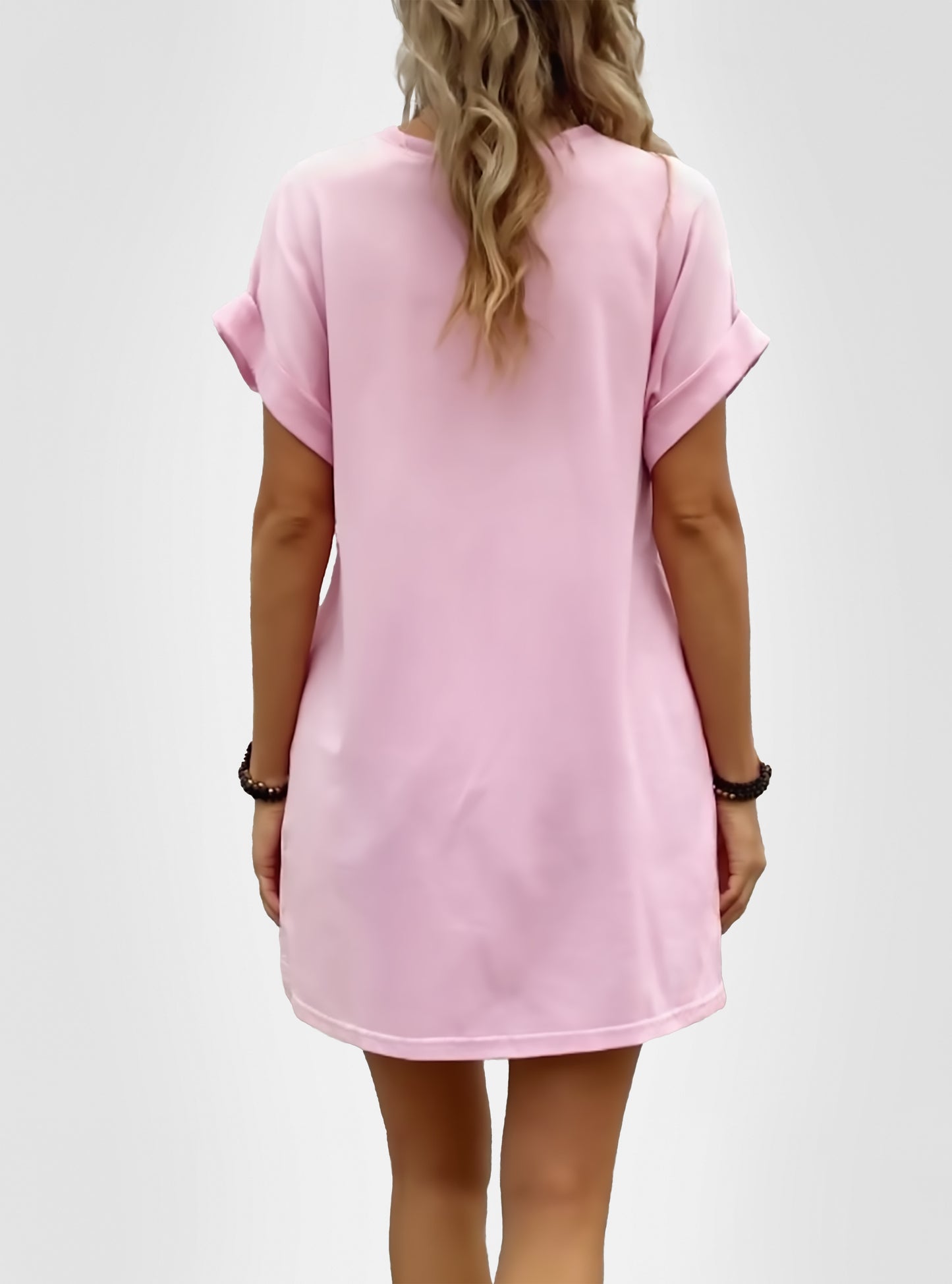 Robe t-shirt à manches courtes pour femmes