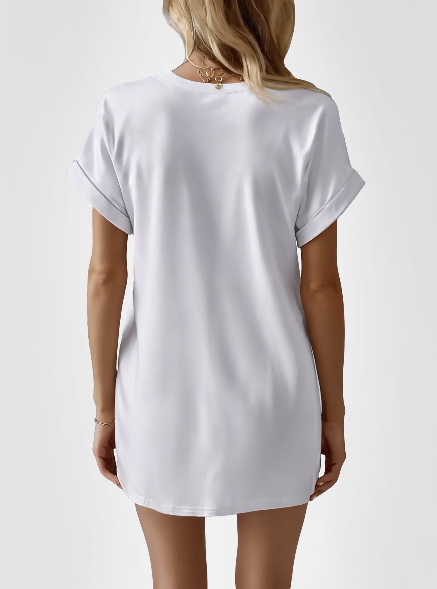 Robe t-shirt à manches courtes pour femmes